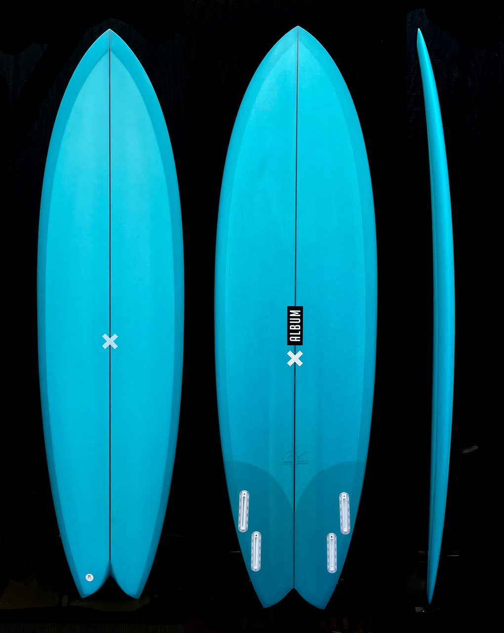VESPER - 6'02" X 20.25 X 2.54, 38.3L FUTURES BLUE