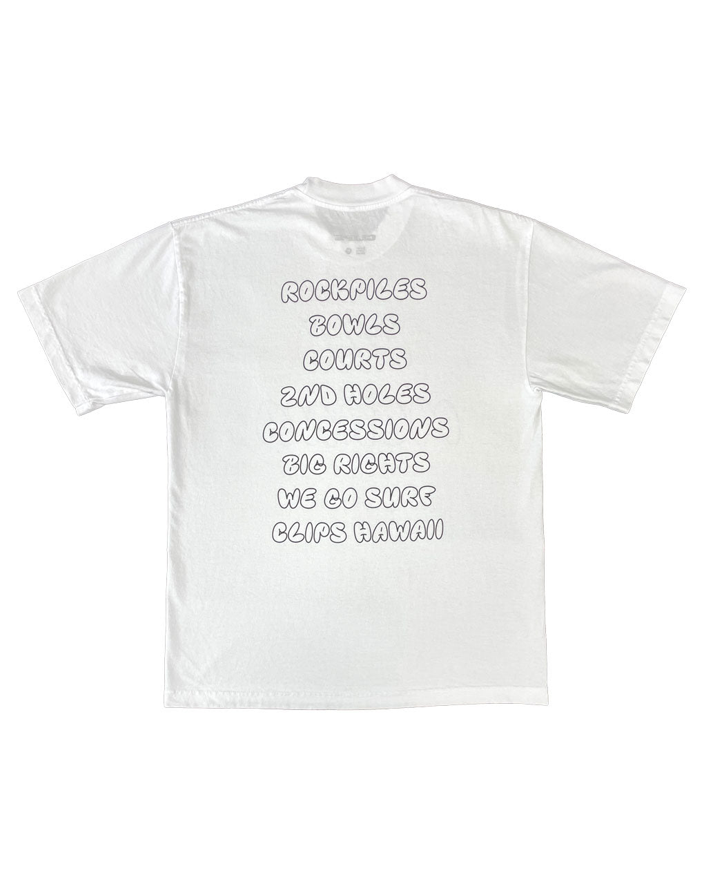 ALA MOANA BREAKS TEE - WHITE