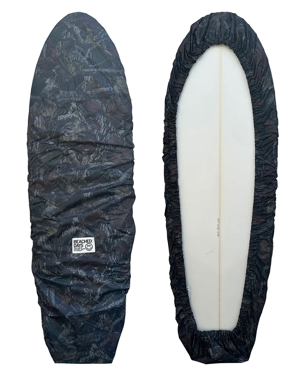 BEACHED DAYS SURFBOARD DECK COVER for SHORTBOARD (5'0"~ 6'6") - BD CAMO