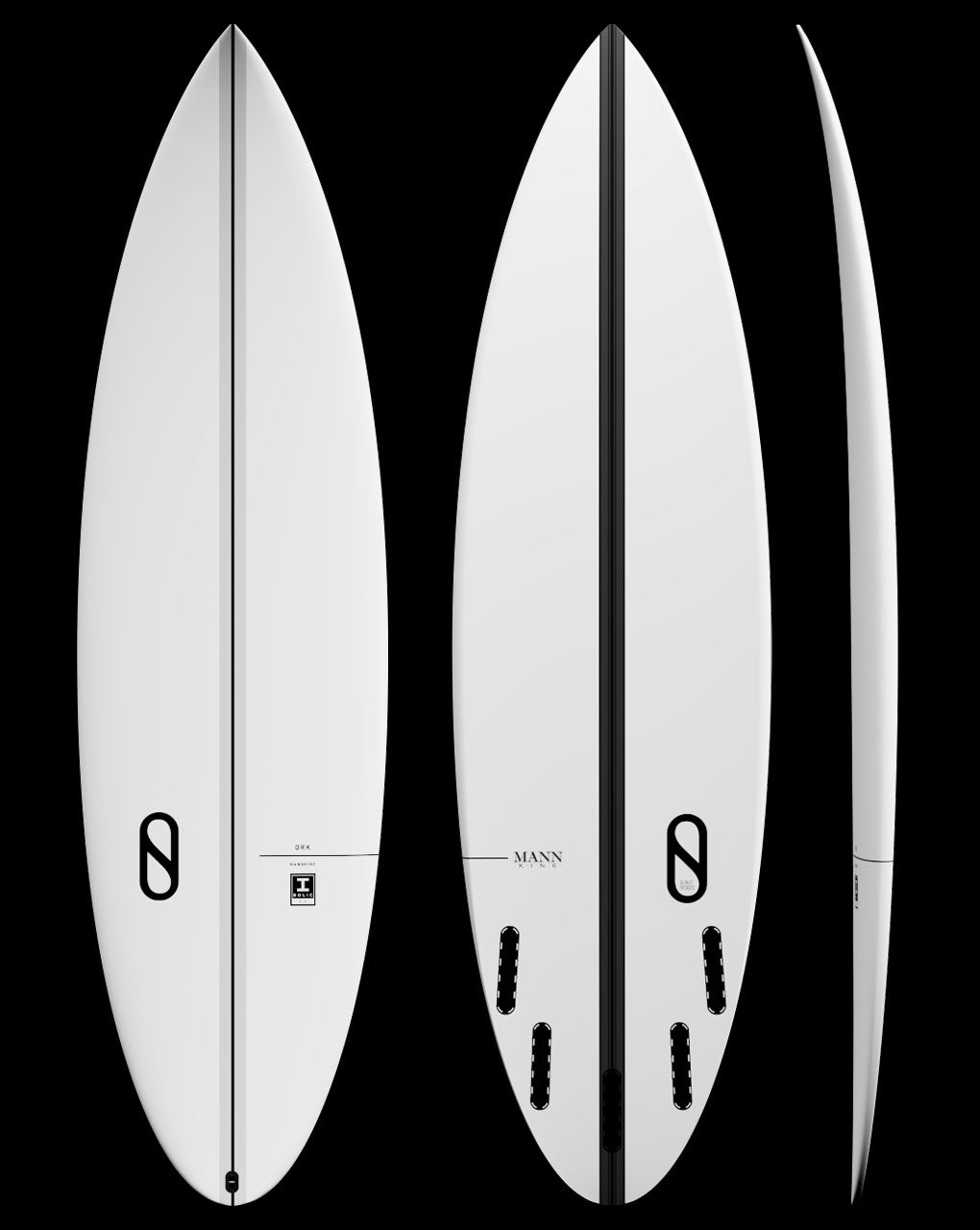 I BOLIC DRK - 5'11" X 18 11/16 X 2 1/2, 29L FUTURES