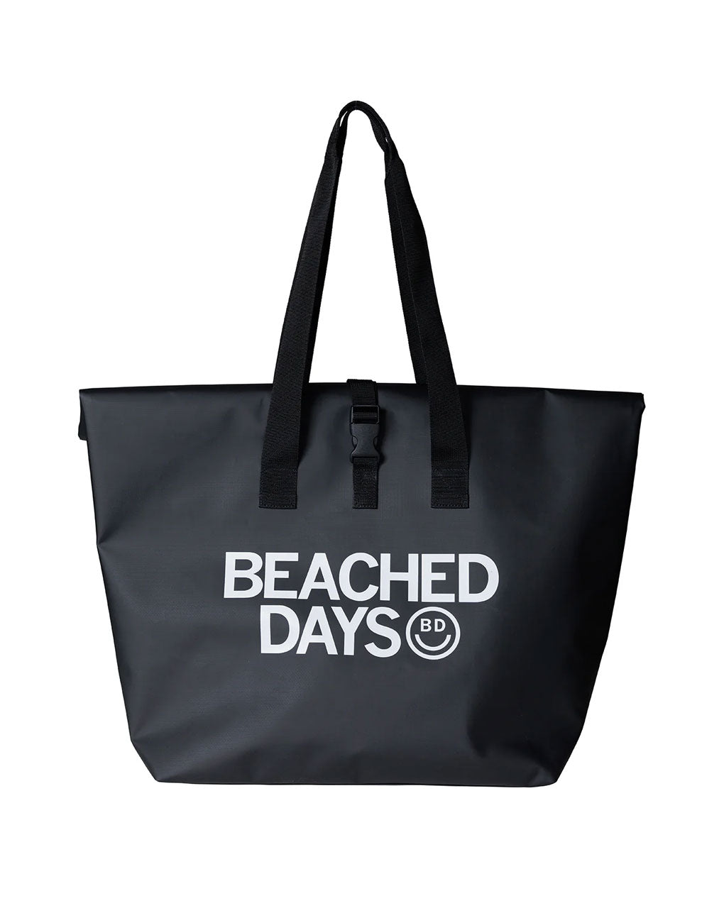BEACHED DAYS DRY TOTE - BLACK