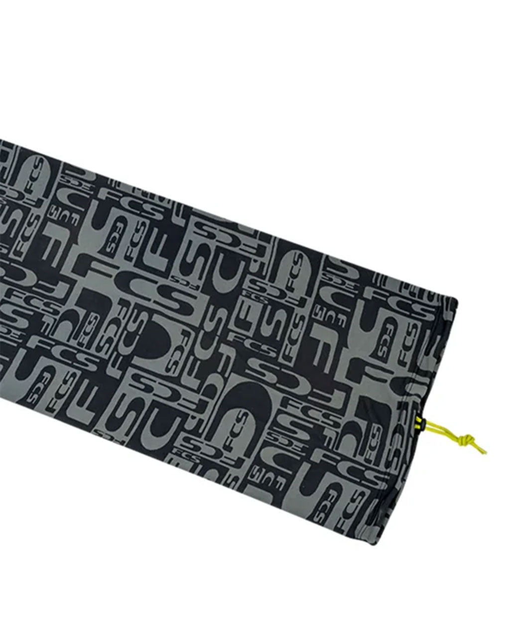 FCS STRETCH FISH BOARD COVER - MONOGRAM COAL/ LIME