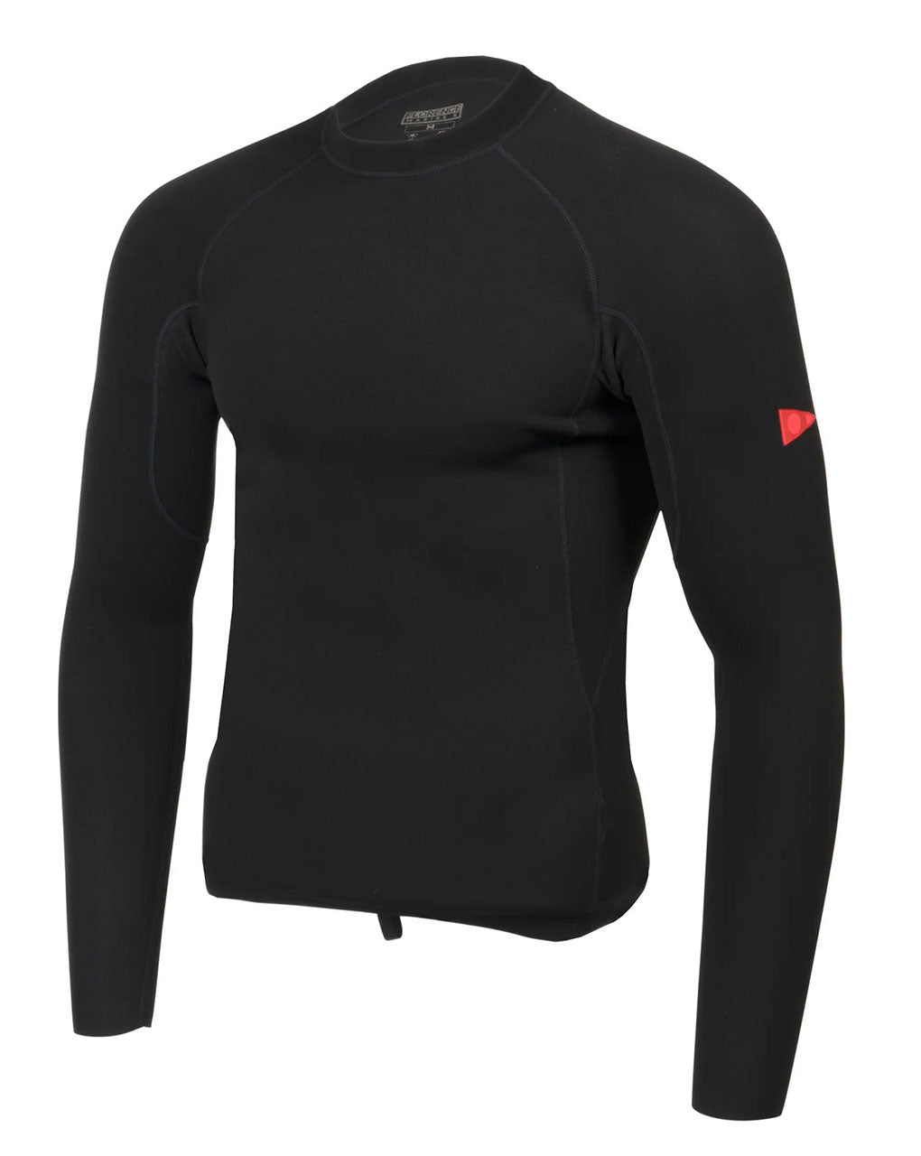 1.5MM FLATLOCK WETSUIT JACKET - BLACK