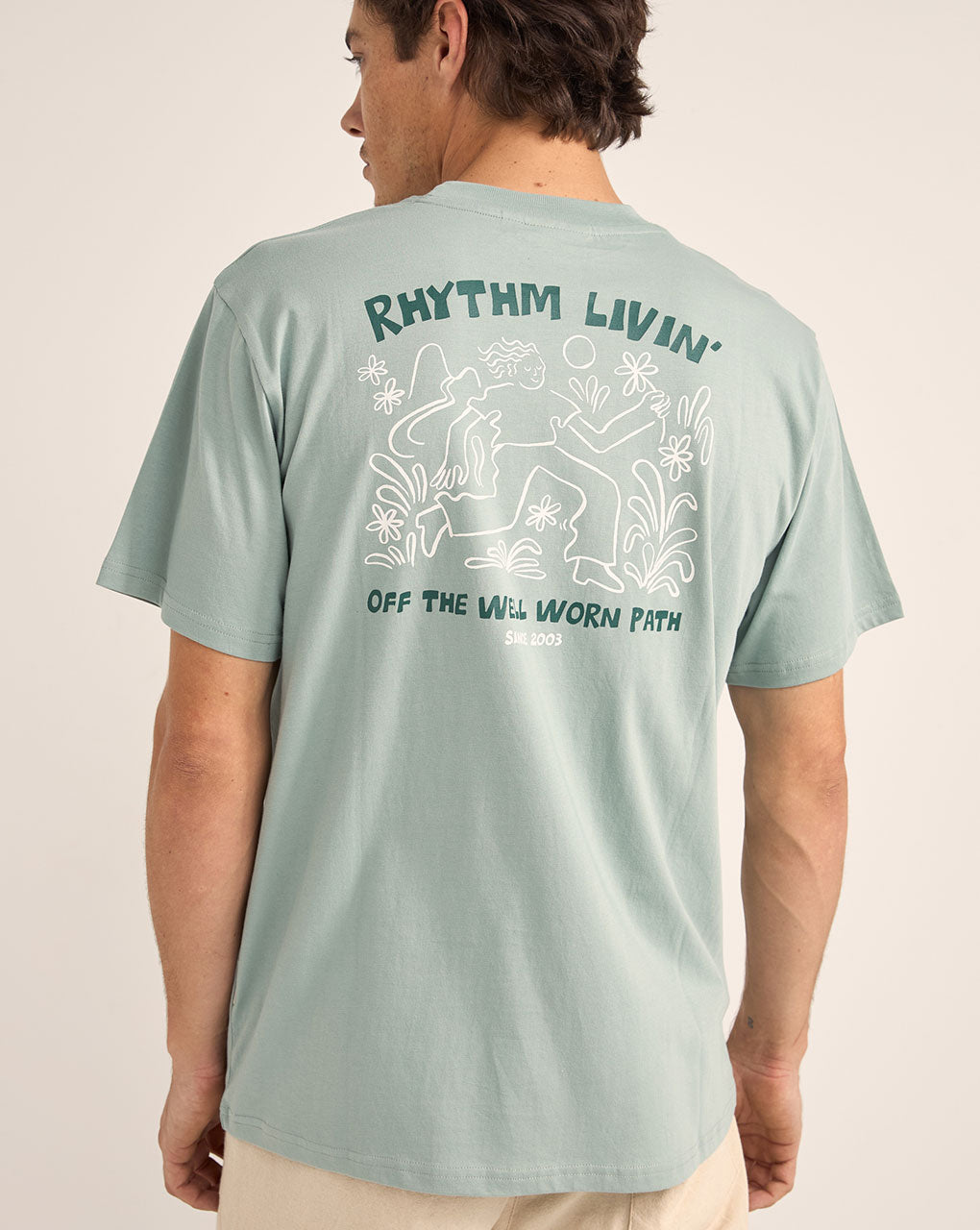 FREEDOM SS T-SHIRT - SEAFOAM