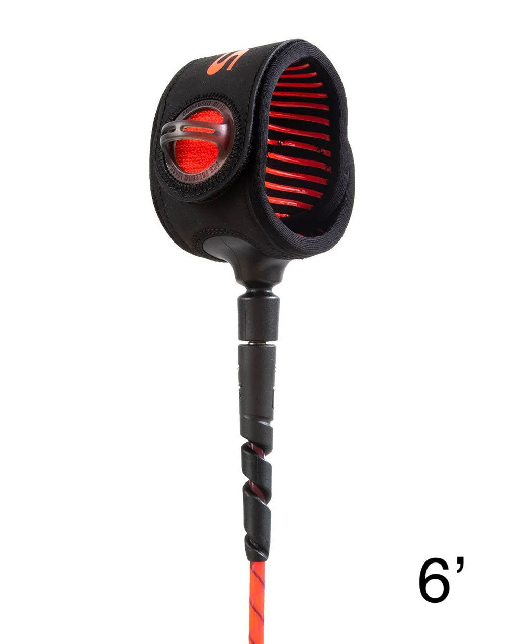 FCS FREEDOM HELIX 6' ALL ROUND - RED/BLACK
