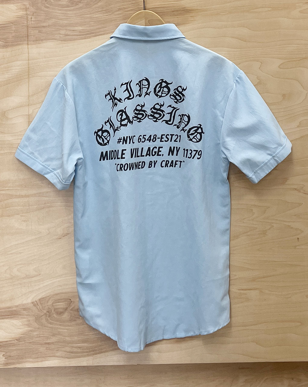 KINGS WORK SHIRT with POCKET - BLUE