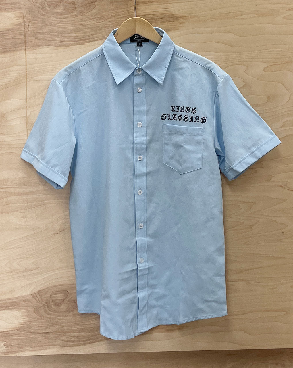 KINGS WORK SHIRT with POCKET - BLUE