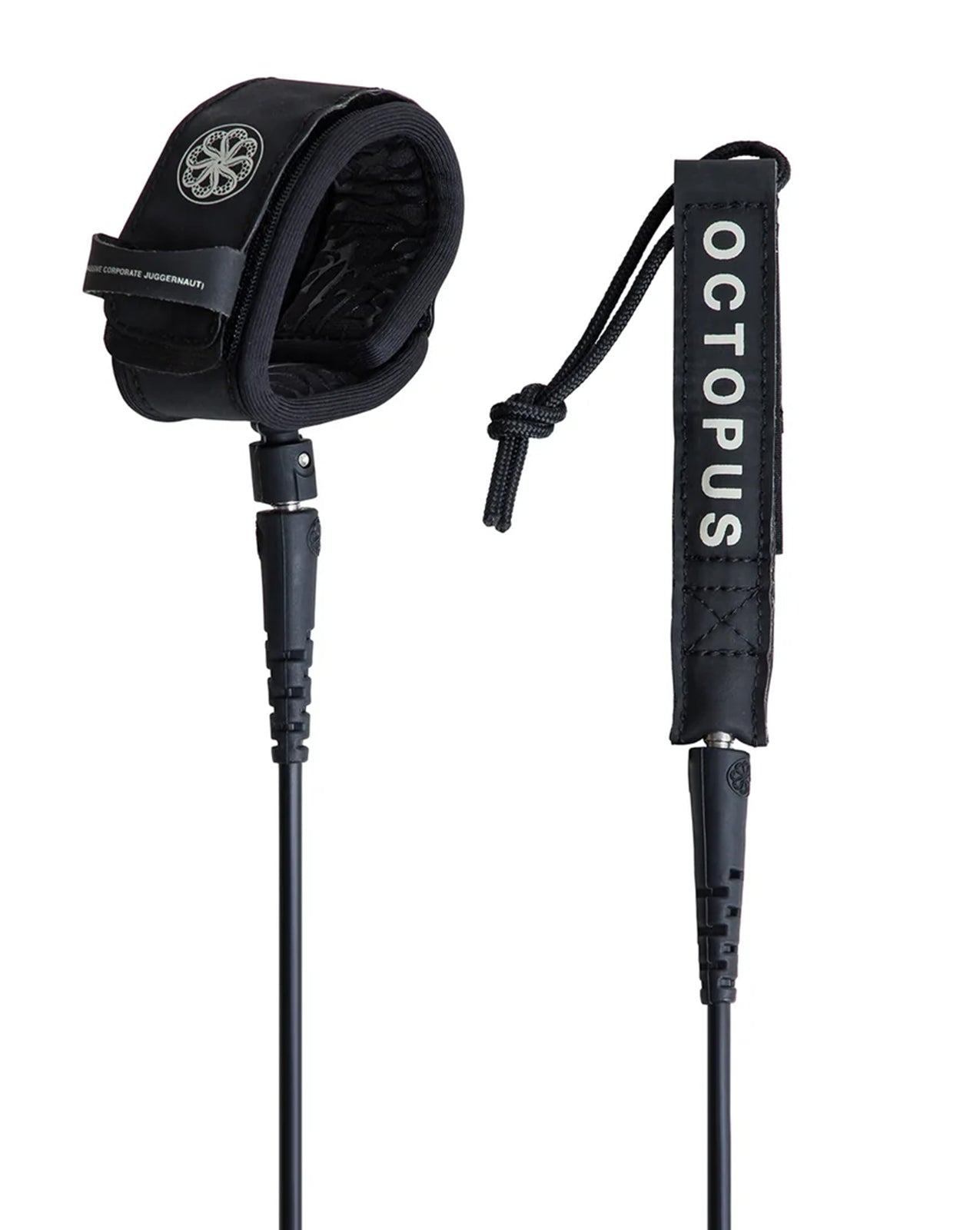 OCTOPUS MISSION: CONTROL SURF LEASH 6' - BLACK