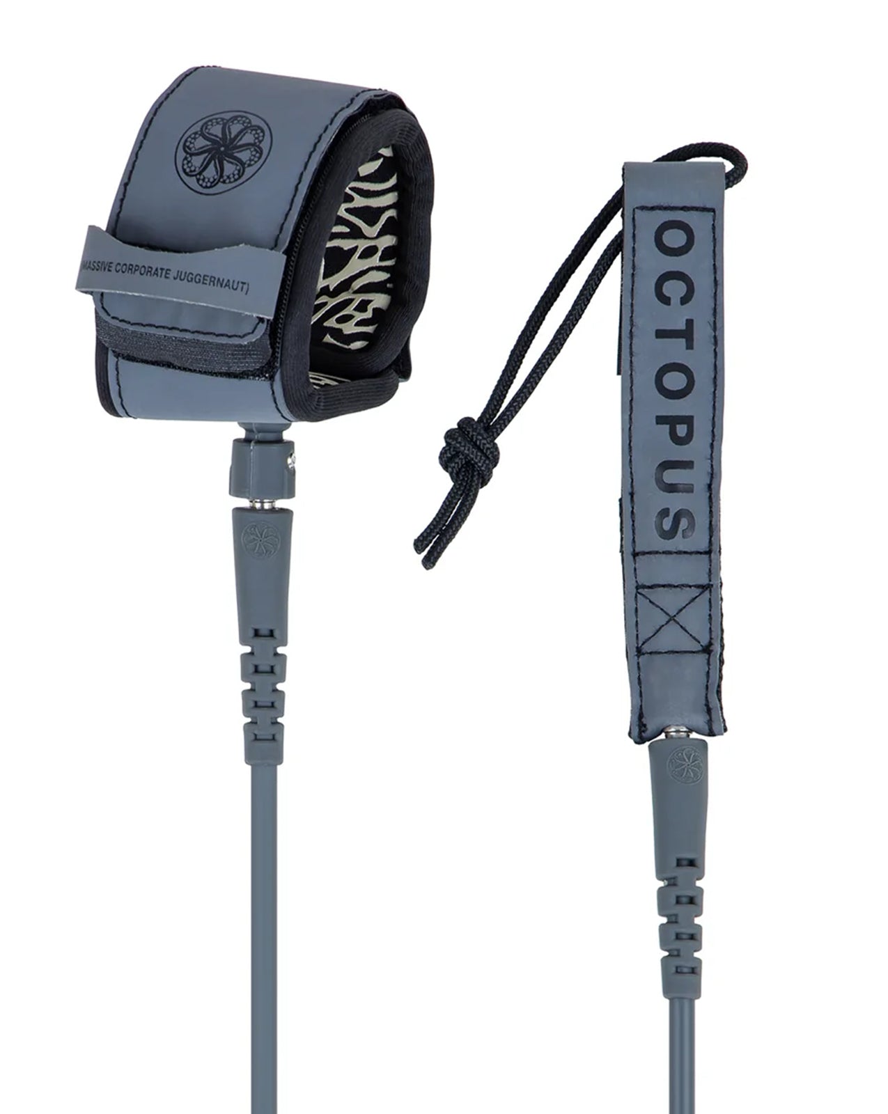 OCTOPUS MISSION: CONTROL SURF LEASH 7' - GREY