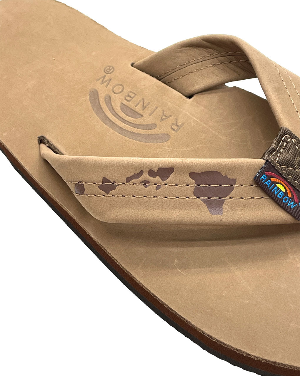 PREMIER LEATHER SINGLE LAYER SANDAL - PAU HANA / DARK BROWN