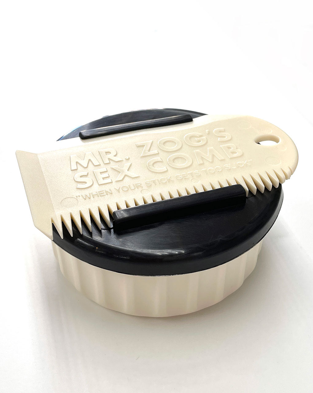 SEX WAX CONTAINER WHITE with WHITE COMB