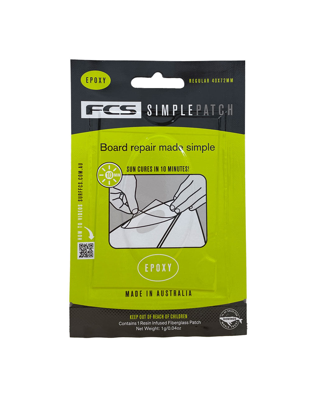 FCS SIMPLE PATCH REPAIR REGULAR PATCH - EPOXY