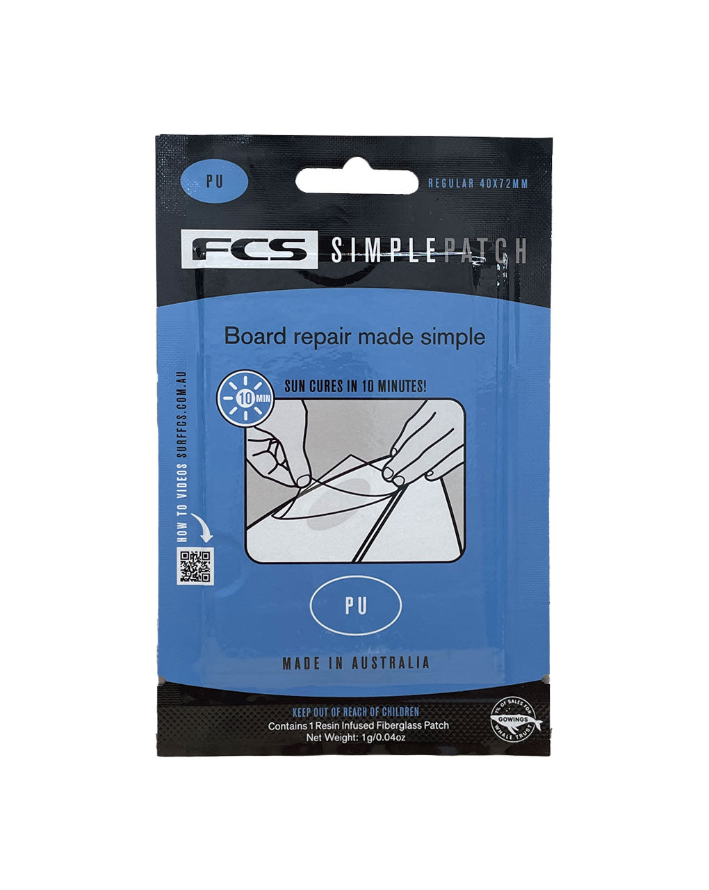 FCS SIMPLE PATCH REPAIR REGULAR PATCH - PU