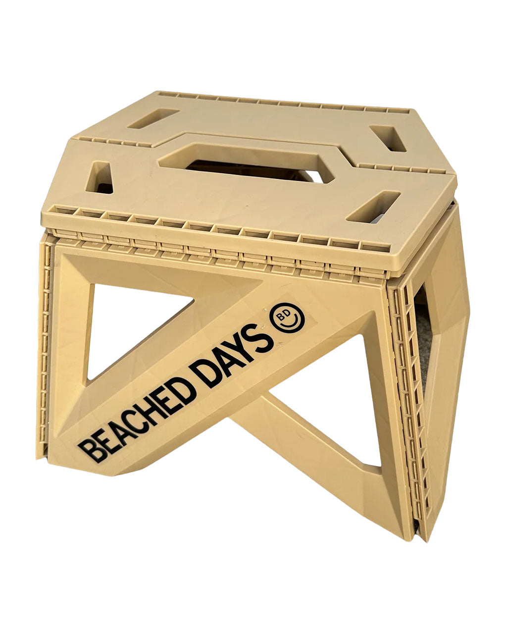 BEACHED DAYS MULTIPURPOSE FOLDABLE STAND 23cm/9 inch HEIGHT - TAN