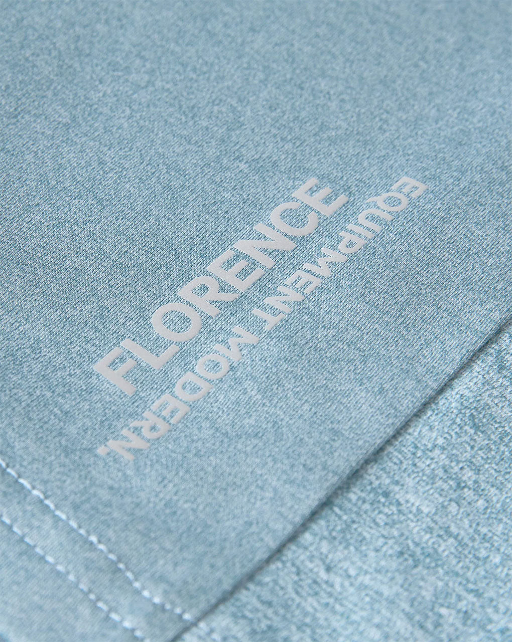 SUN PRO LONG SLEEVE CROSSOVER HOODED UPF SHIRT - HEATHER LIGHT SEA BLUE