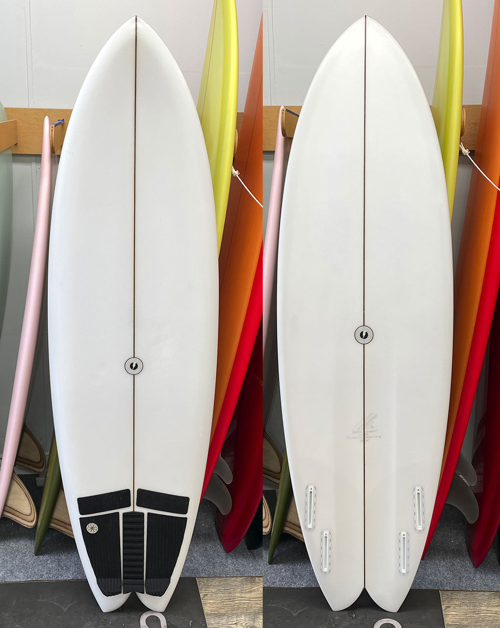 USED VESPER MINI - 5'7" X 19.5 X 2.35, 30.2L FUTURES