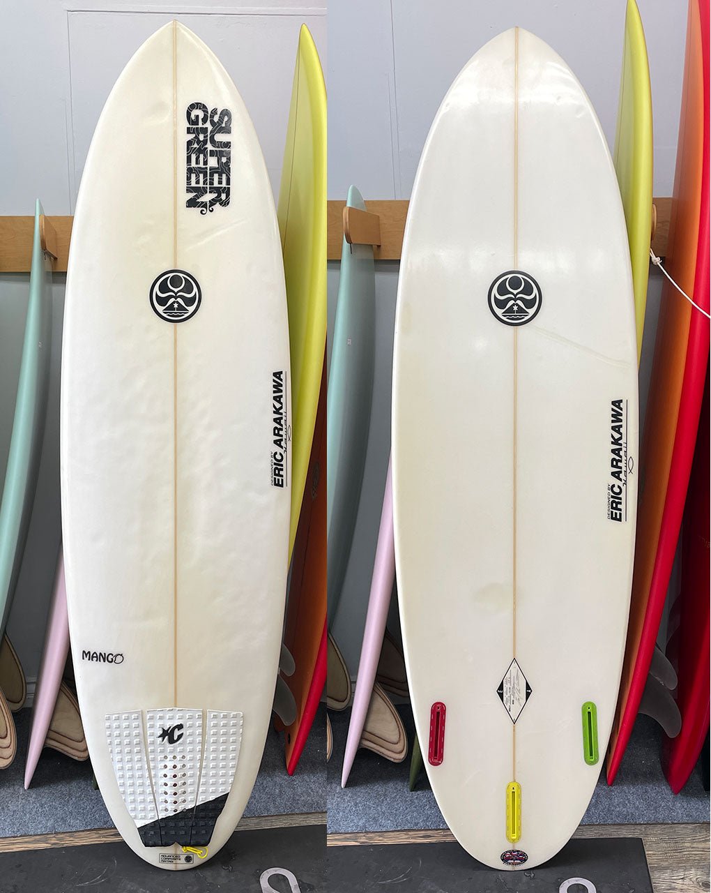 USED ERIC ARAKAWA MANGO - 6'2" X 21 X 2.63, 37.3L FUTURES
