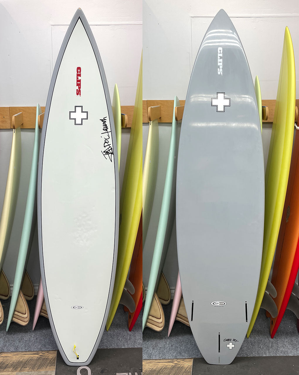 USED SURFTECH JEFF "DOC" LAUSCH - 6'8" X 19 X 2 3/8, FUTURES