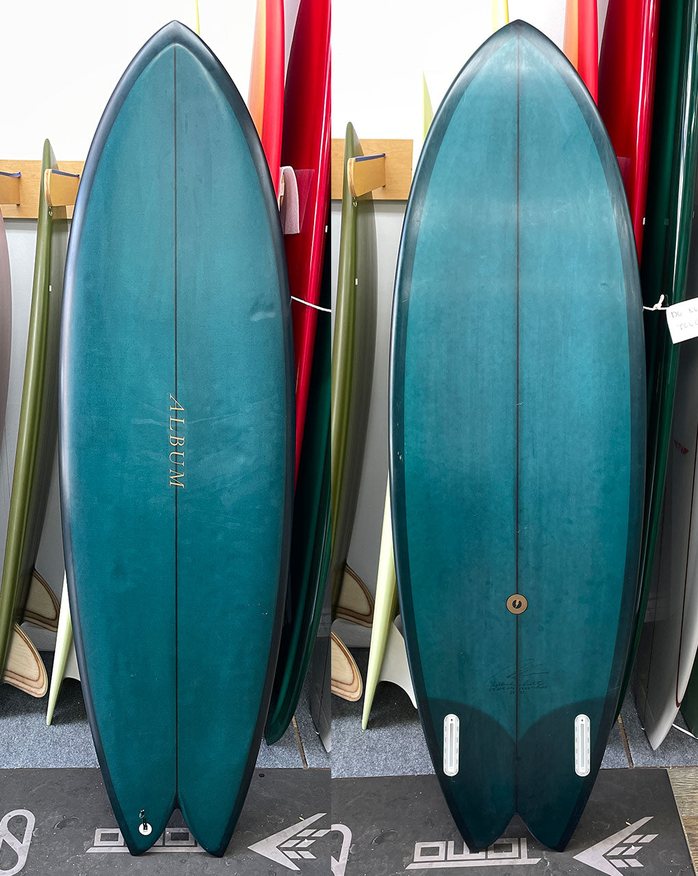 USED LIGHTBENDER - 5'9" X 20.63 X 2.63, 35L FUTURES GREEN TINT