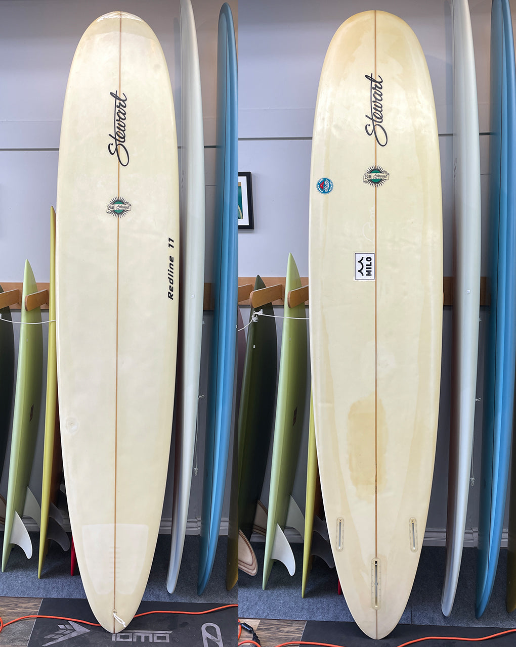 USED EPS STEWART RED LINE 11 - 9'0" X 22 1/2 X 2 7/8, 60~62L (estimated) 2+1 FUTURES
