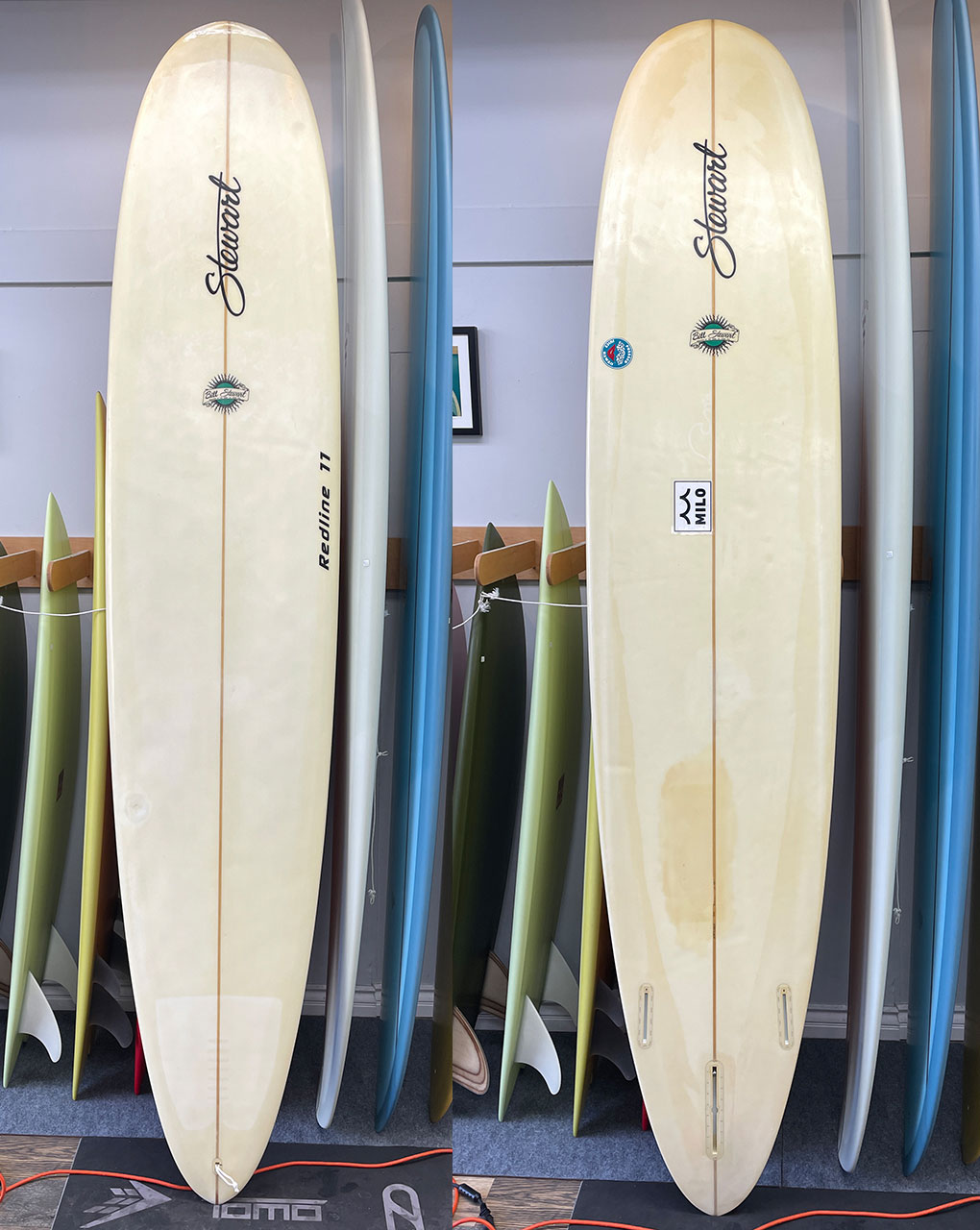 USED EPS STEWART RED LINE 11 - 9'0" X 22 1/2 X 2 7/8, 60~62L (estimated) 2+1 FUTURES