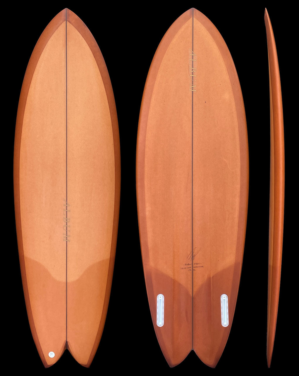 VEEBEE - 5'4" X 20 X 2.5, 30.5L FUTURES BURNT ORANGE