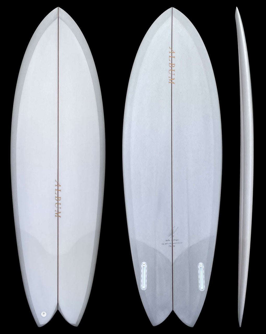 VEEBEE - 5'6" X 20.38 X 2.65, 34.1L FUTURES GHOST GREY