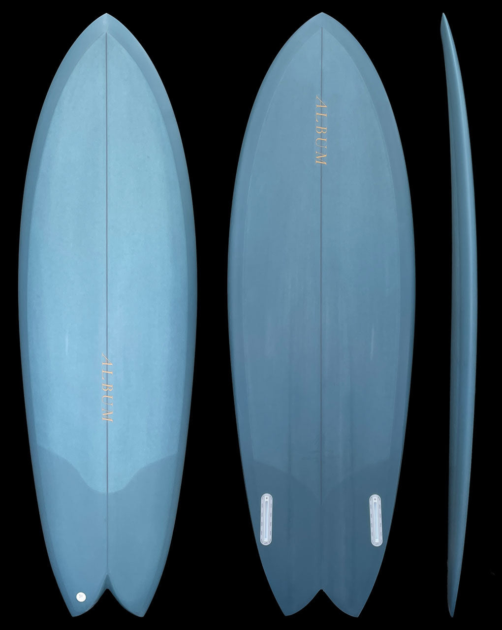 VEEBEE - 5'8" X 20.63 X 2.72, 36.4L FUTURES STEEL BLUE