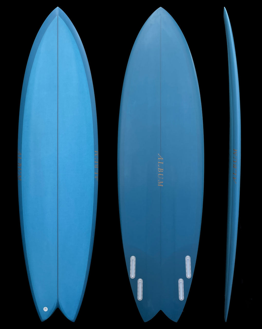 VESPER - 6'4" X 20.5 X 2.63, 39.7L FUTURES SLATE BLUE TINT