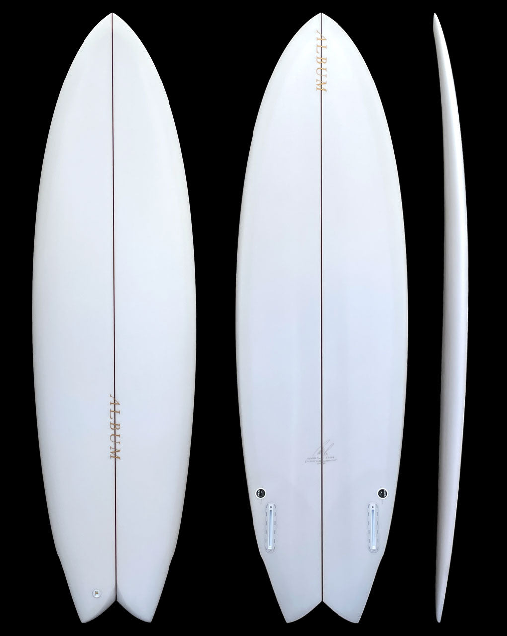 VESPER TWINZER - 6'0" X 20.25 X 2.56, 36.52L FUTURES&FCS