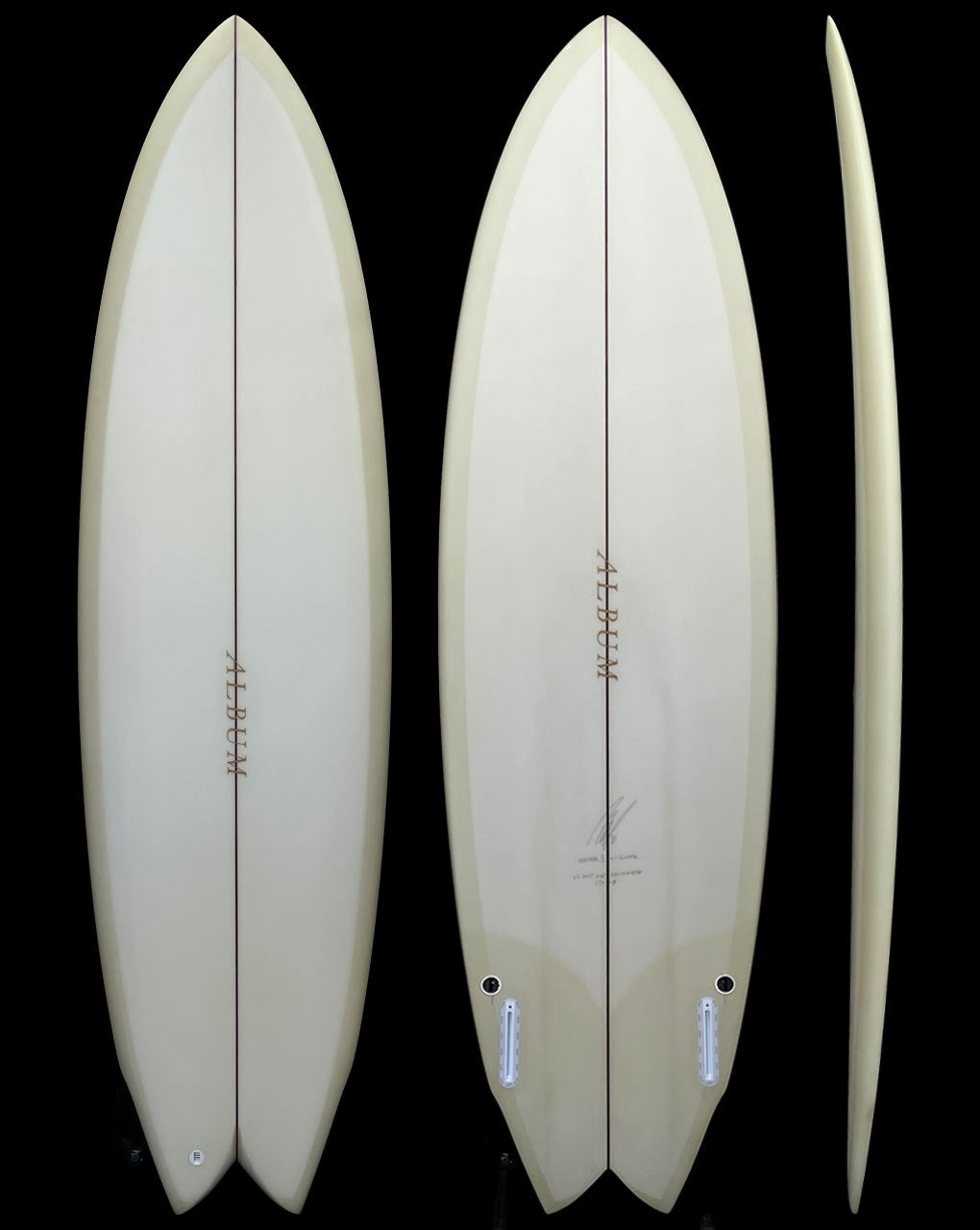 VESPER - 6'2" X 20.25 X 2.56, 36.8L FUTURES TAN