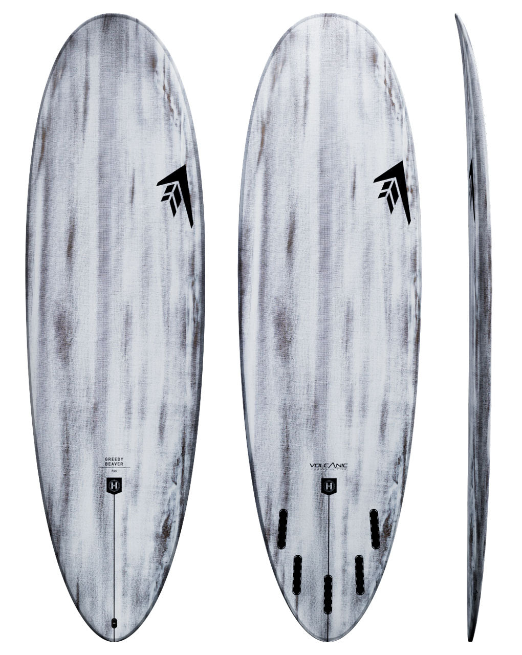 VOLCANIC GREEDY BEAVER - 6'0" X 20 3/8 X 2 7/8, 38.5L FUTURES