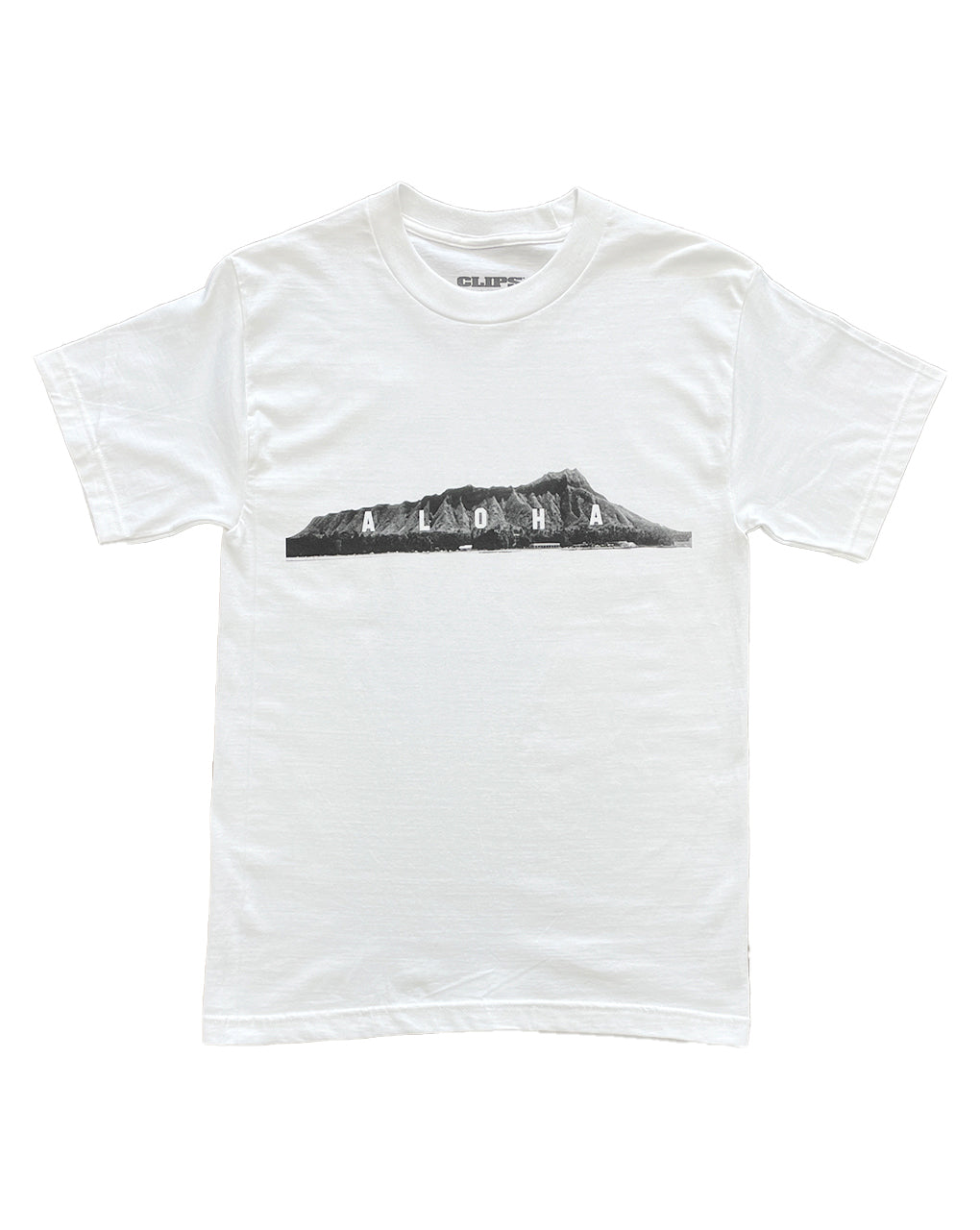 CLIPS DIAMOND HEAD TEE - WHITE