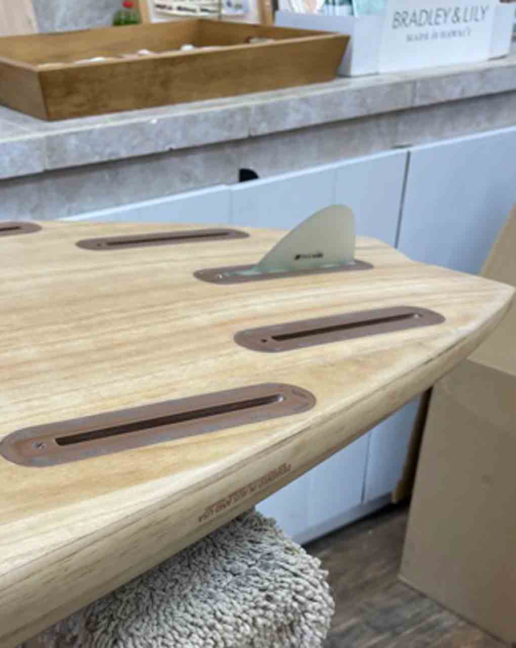 TRUE AMES MINI TRAILER CENTER FIN FUTURE - SMOKE