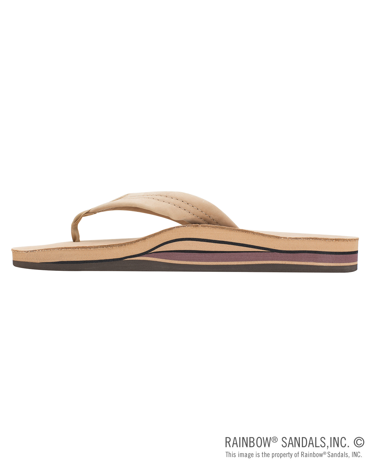 PREMIER LEATHER DOUBLE LAYER SANDAL - SIERRA BROOWN