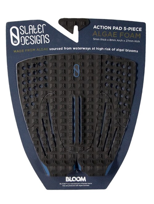 SLATER DESIGNS ACTION 5 PC ARCH TRACTION PAD - BLACK/BLUE