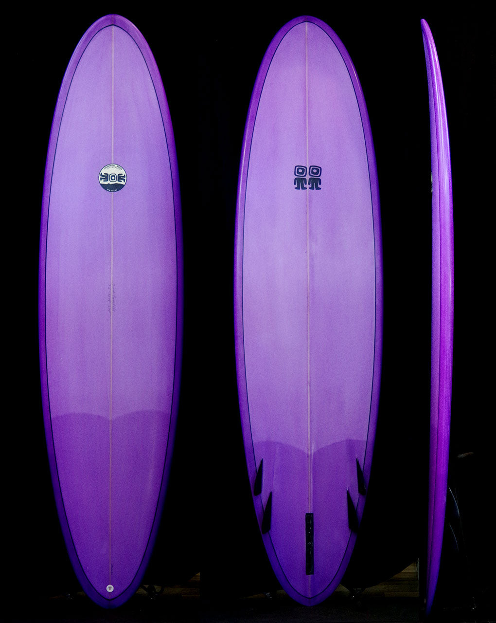 EGG - 7'2" x 21 1/4 x 2 3/4, PURPLE TINT