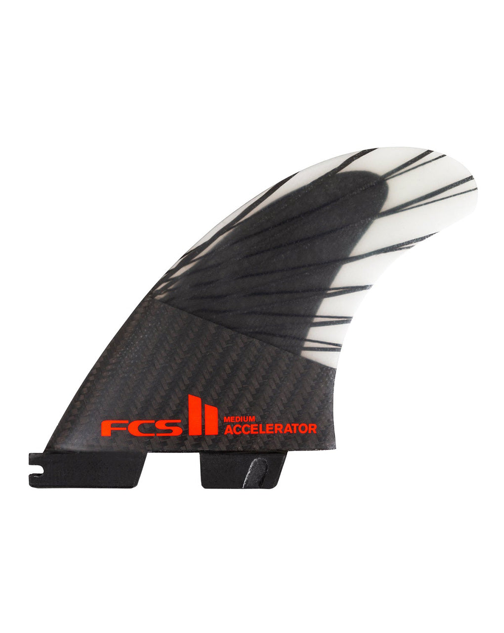 FCS II ACCELERATOR PC CARBON MEDIUM TRI - BLACK/RED