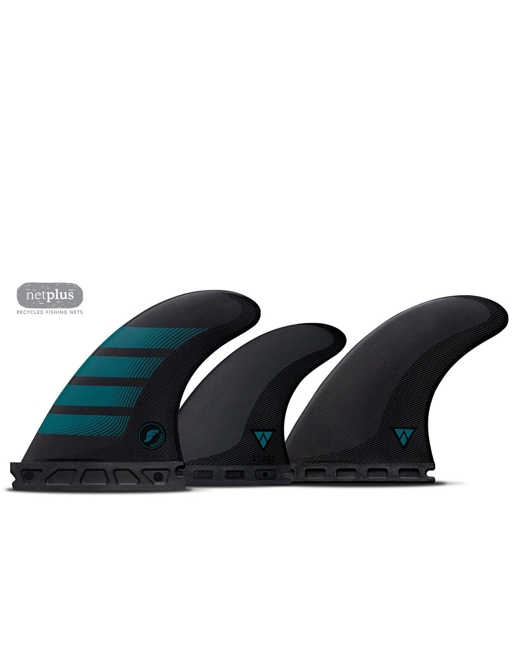 FUTURES. NEUTRAL F4 ALPHA 5 FIN (QD2 3.75 QUAD REAR) - BLACK/BLUE