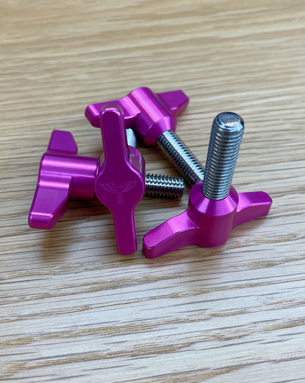 HYDROFOIL TAPERED WINGSCREWS for CABRINHA PINK ANODIZED - 8M X 30MM