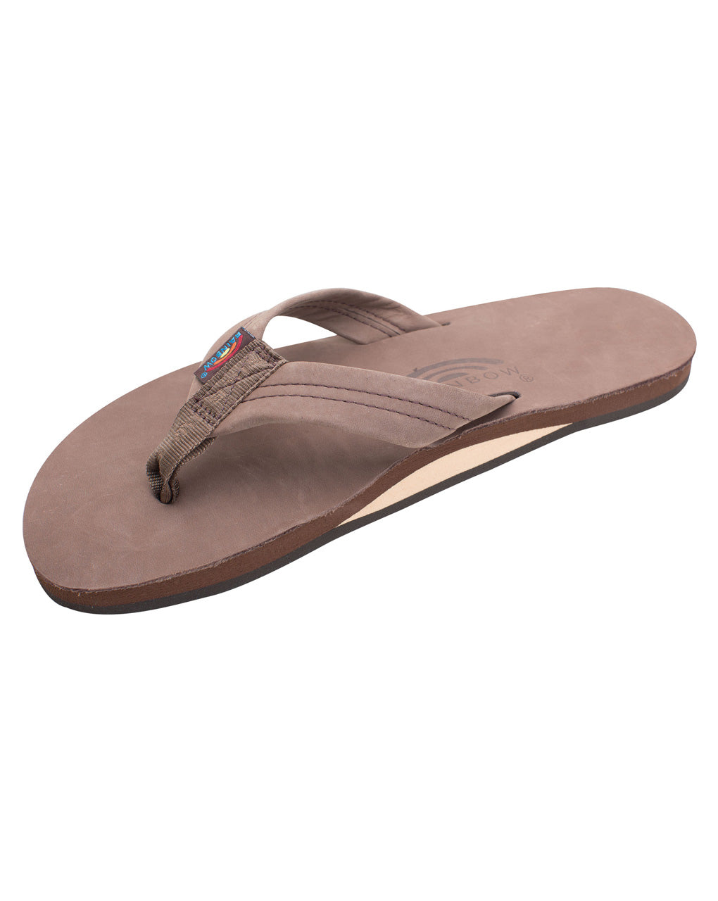 PREMIER LEATHER SINGLE LAYER SANDAL - EXPRESSO
