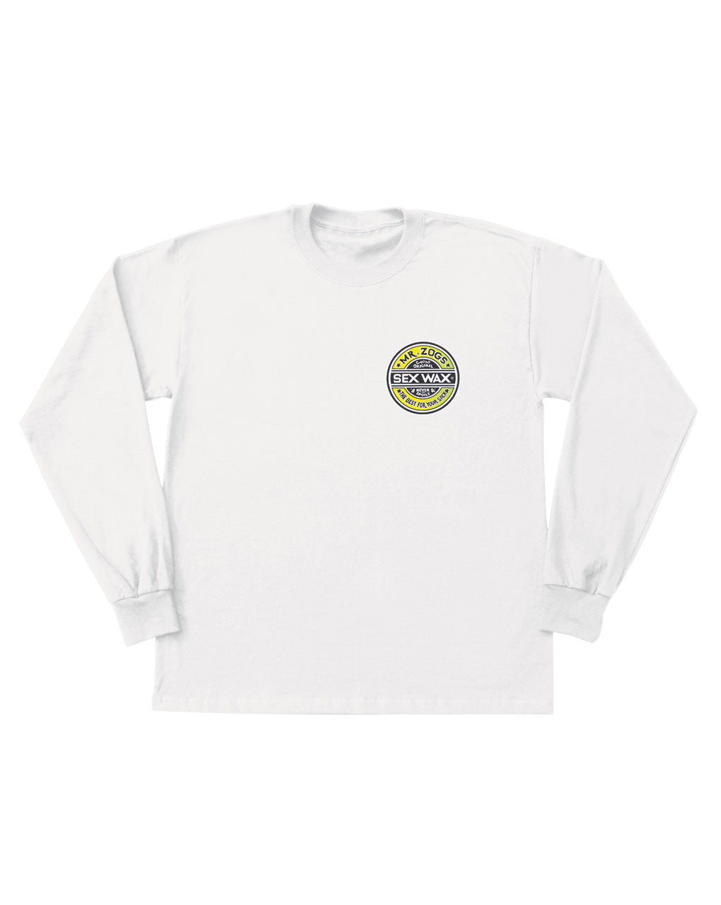 SEX WAX FADE LONG SLEEVE TEE - WHITE