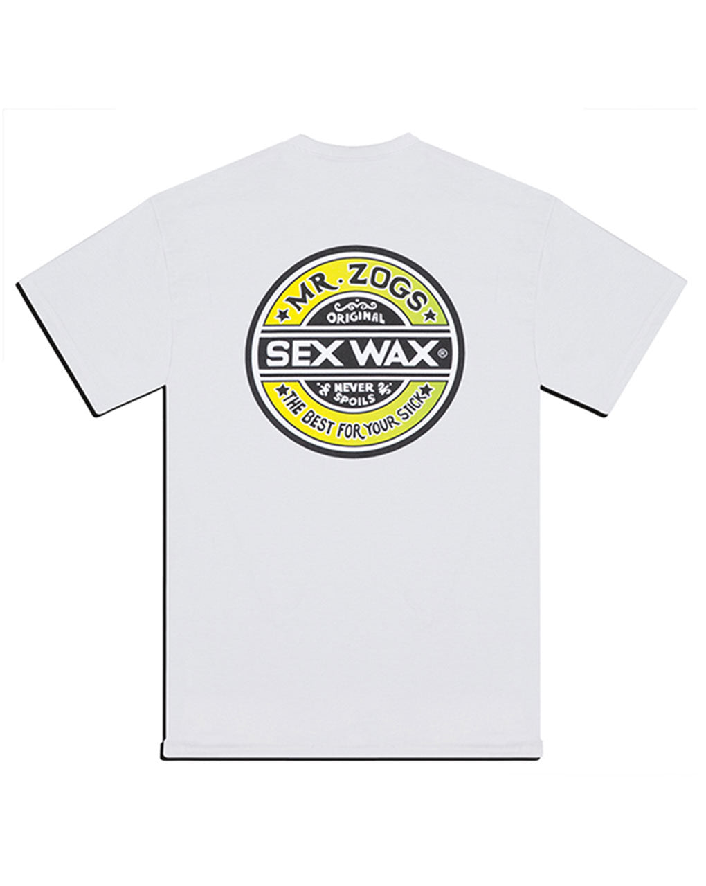 SEX WAX FADE SHORT SLEEVE TEE - WHITE