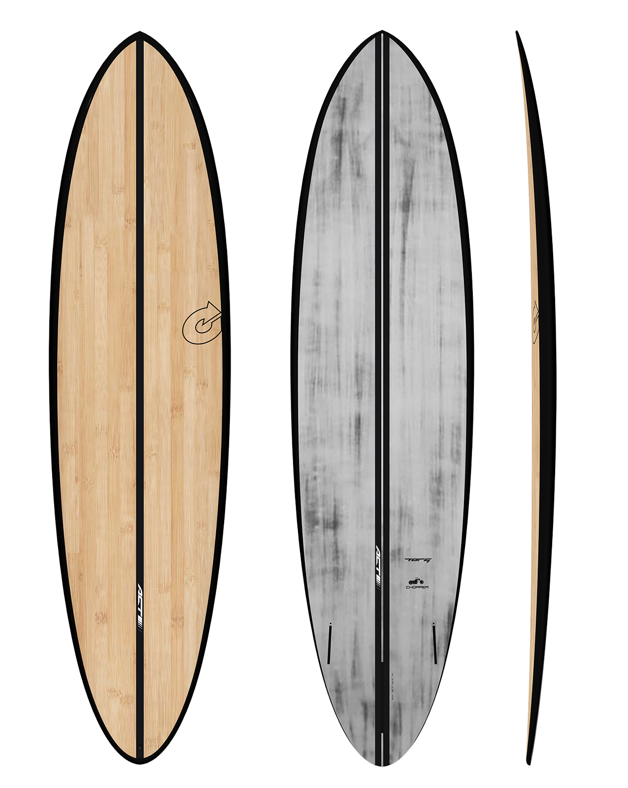 ACT CHOPPER - 7’2" X 21 1/4 X 2 3/4, 47.5L BAMBOO/BRUSHED