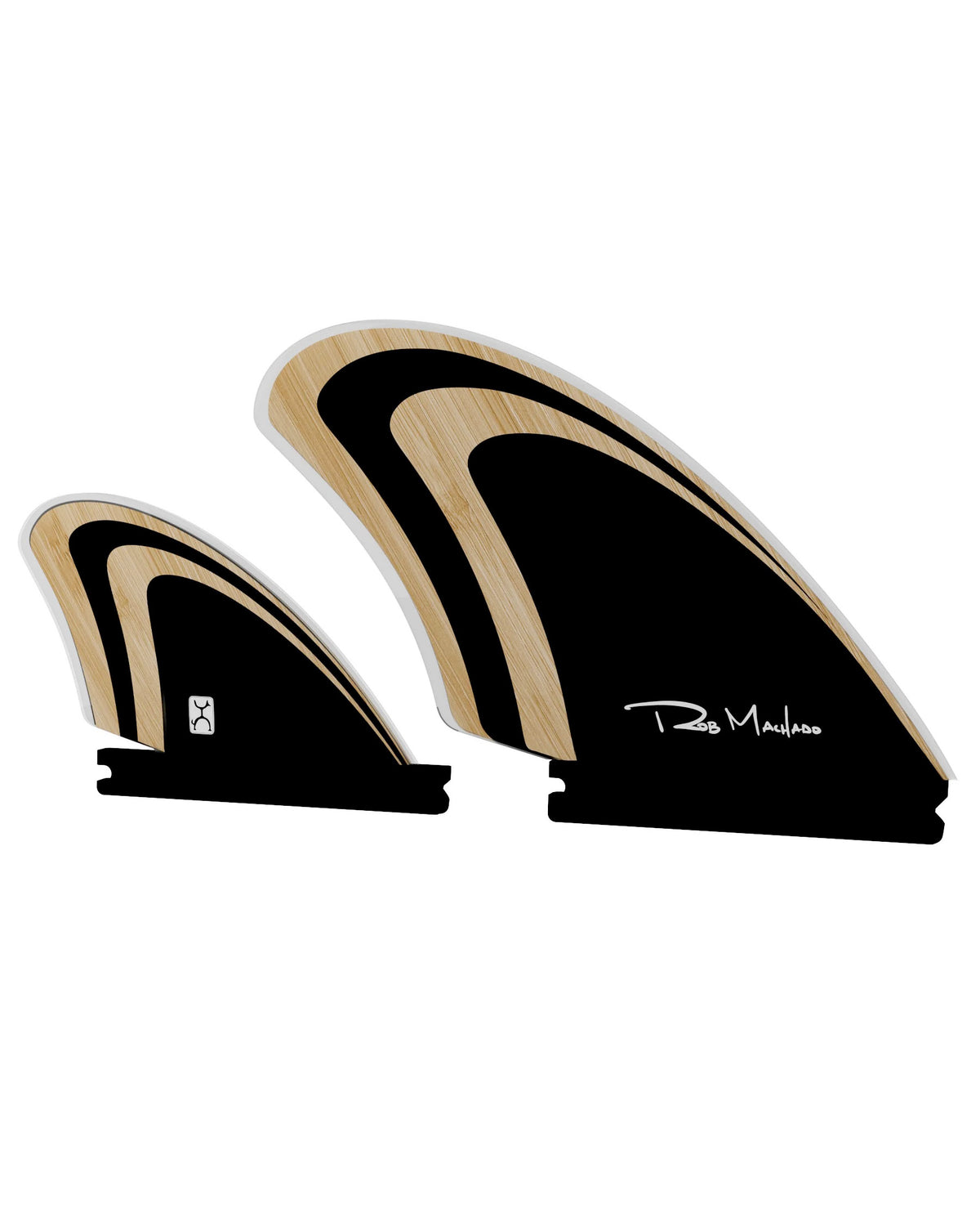 ENDORFINS MACHADO SEASIDE QUAD FIN FUTURES -BAMBOO/BLACK