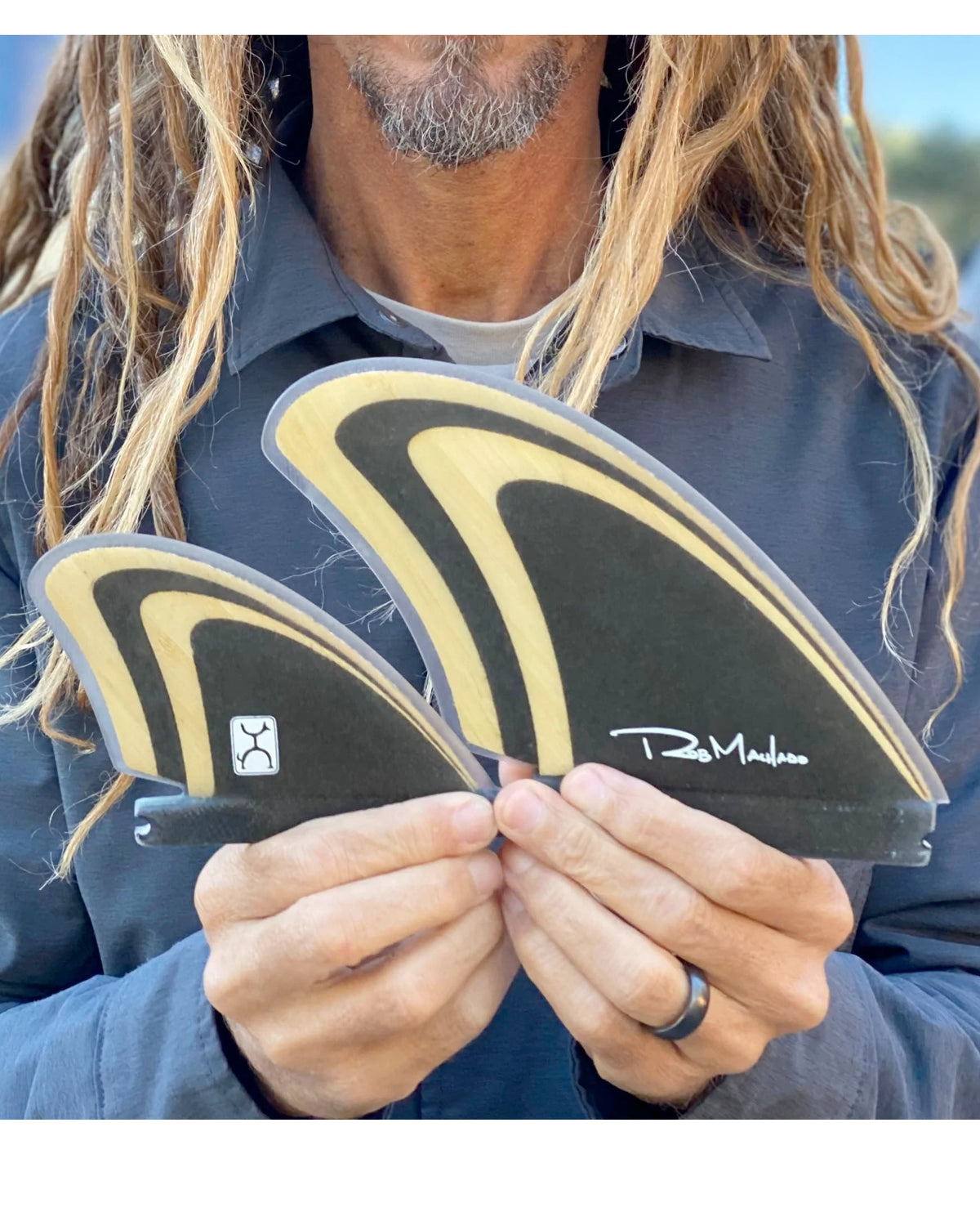 ENDORFINS MACHADO SEASIDE QUAD FIN FUTURES -BAMBOO/BLACK