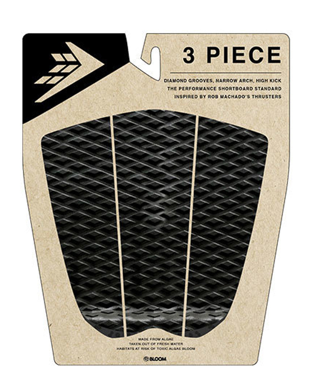 FIREWIRE 3PC ARCH TRACTION PAD - BLACK
