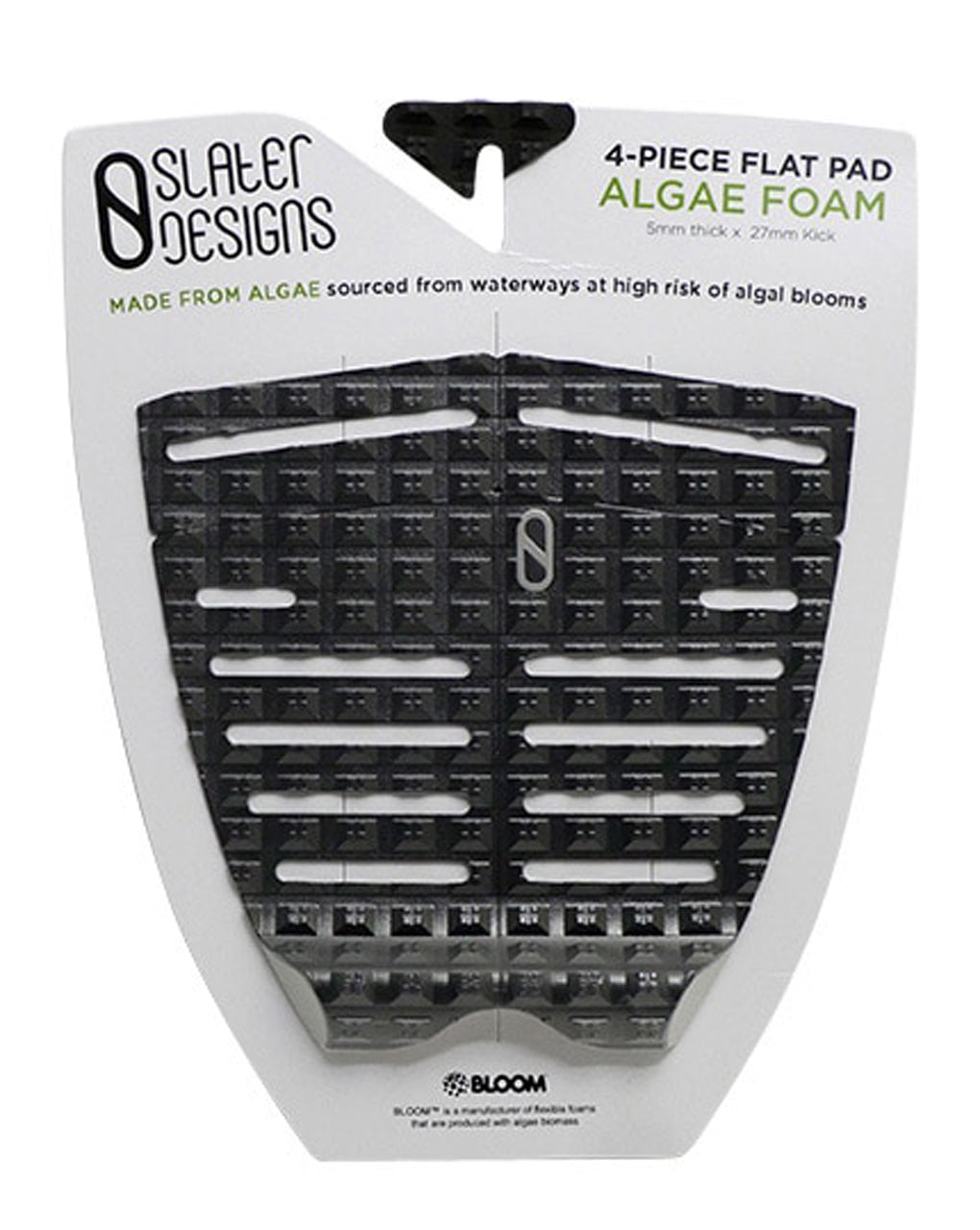 SLATER DESIGNS 4PC FLAT TRACTION PAD BLACK