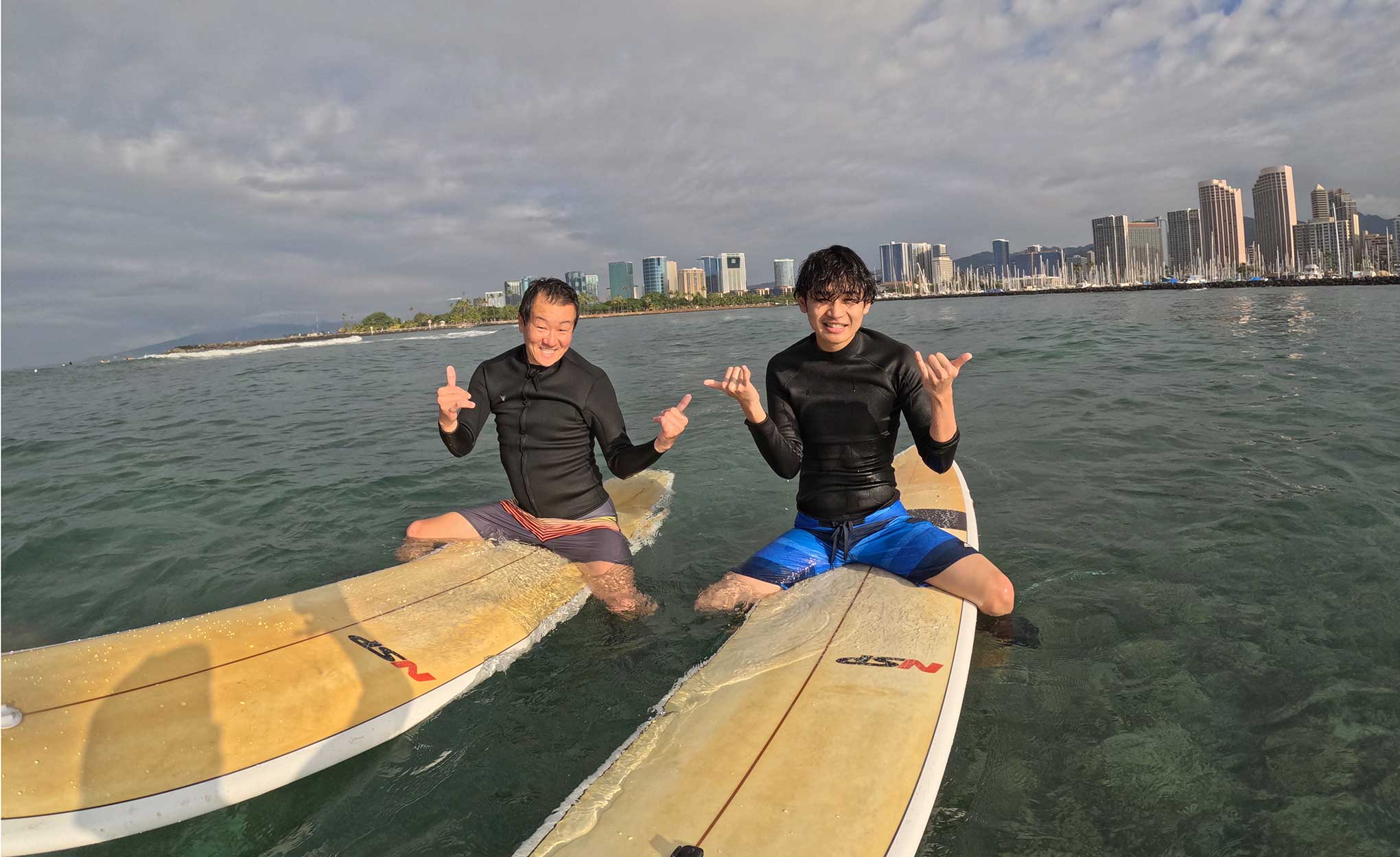 サーフィンレッスン in ハワイ 2026年1月30日