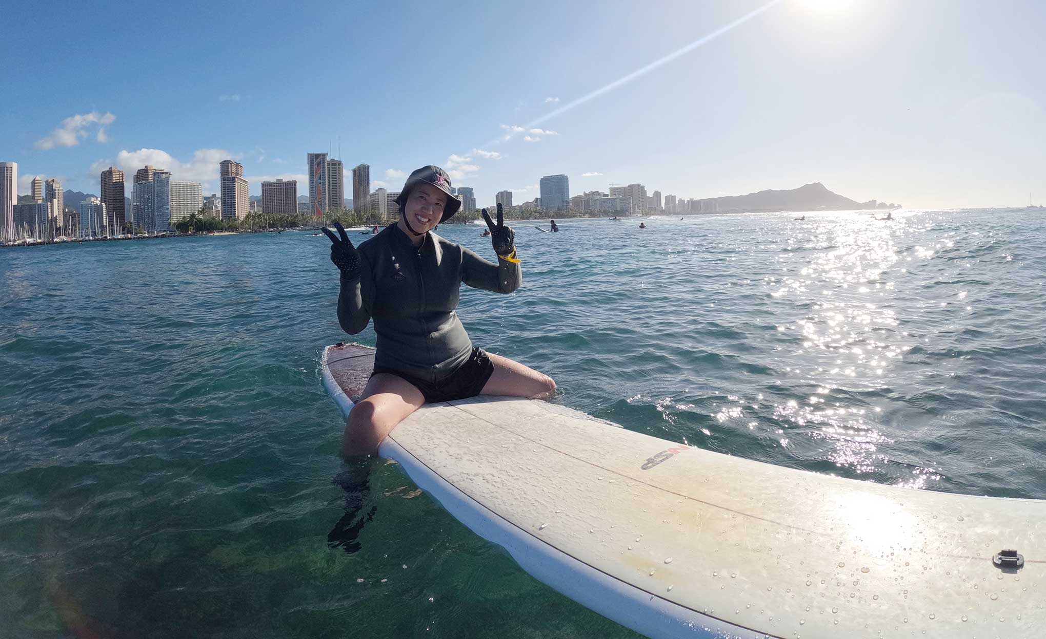 サーフィンレッスン in ハワイ 2025年11月24日